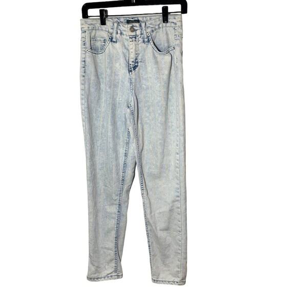 Wild Fable High Rise Mom Jean‎ Wild Fable Skinny Blue Stripe Sz 2 - Picture 3 of 10